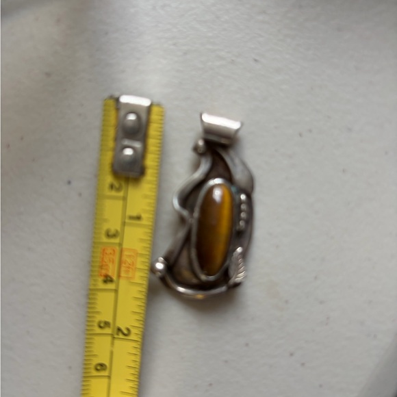 Sterling Tiger’s Eye pendant - Picture 4 of 5
